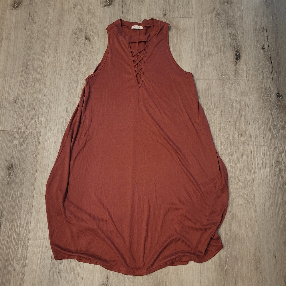 I.JOAH Sleeveless Ribbed Dress Size Medium